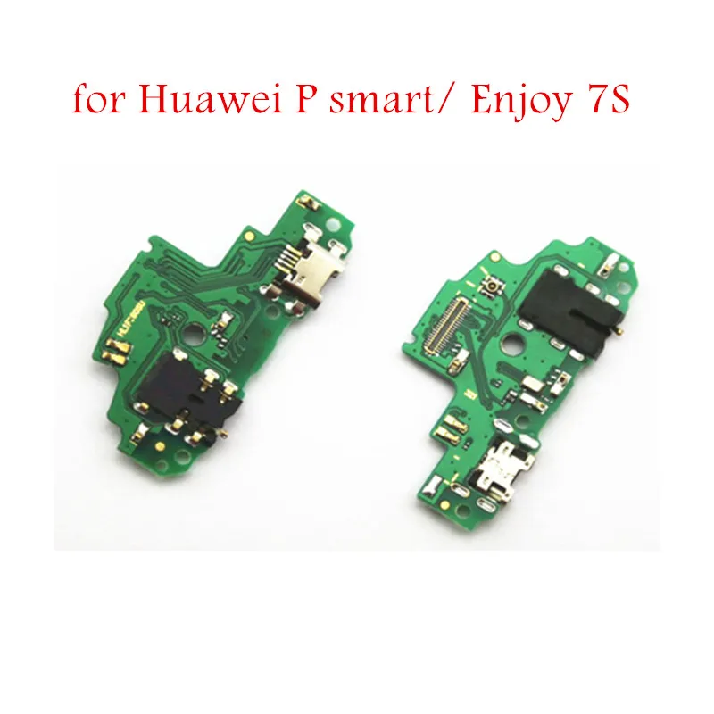 Для Huawei P smart/ Enjoy 7S USB зарядное устройство разъем гибкий кабель микрофон Зарядка
