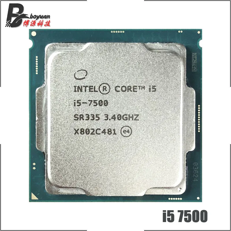 Процессор Intel Core i5-7500 i5 7500 4-ядерный 3 4 ГГц LGA 1151 65 Вт | Компьютеры и офис