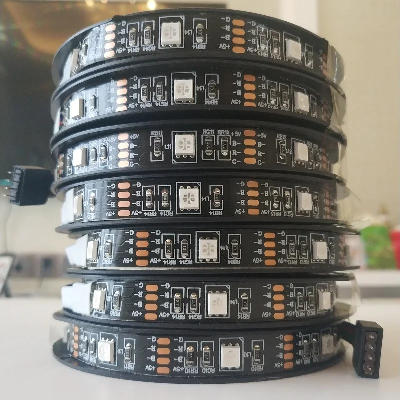 USB LED Strip 5050 RGB Flexible LED Light DC5V RGB Color Changeable TV Background Lighting