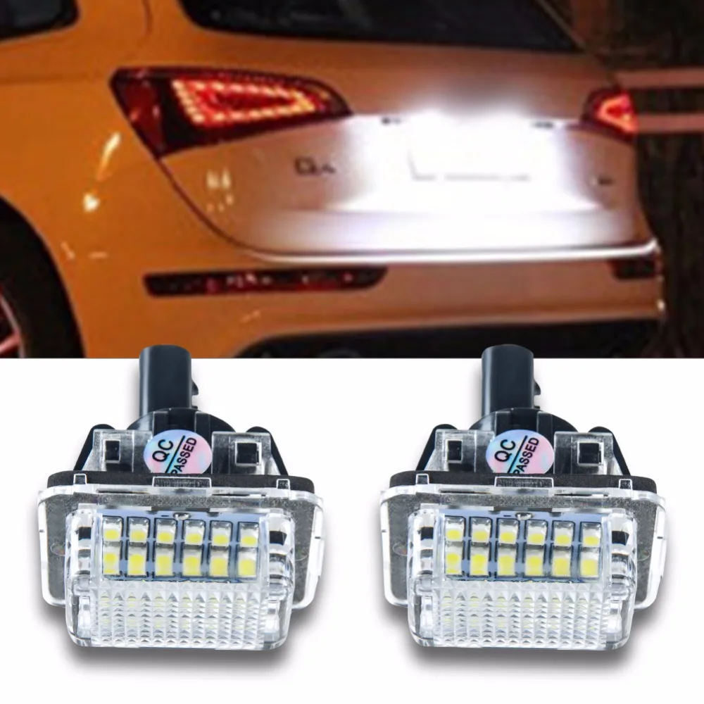 СВЕТОДИОДНЫЙ Автомобильный Стайлинг Canbus 2835 SMD номерной знак фары авто лампа для
