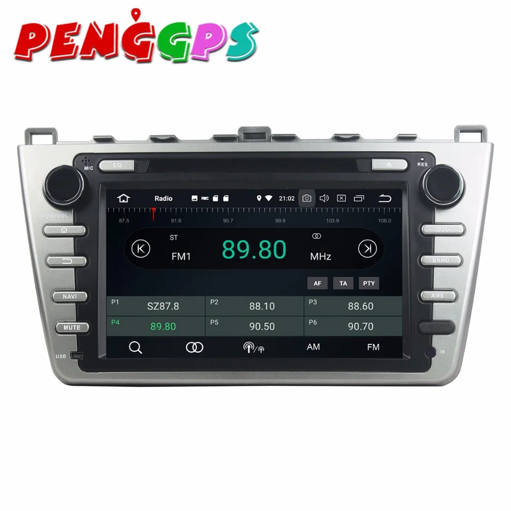 Android 8 0 7 1 автомобильный dvd плеер комплект с gps навигатором для Mazda 6 Atenza 2008 2012 стерео