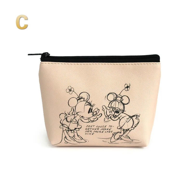 MS-C Горячие disney Минни Сумка Микки подгузник-Мумия сумка Для женщин косметический набор кошелек Baby Care дорожные сумки 6 шт подарок для девочек - Цвет: MS-C