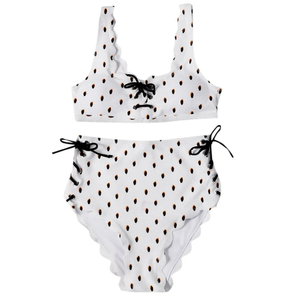 Женский комплект бикини в полоску пуш ап Бразильская пляжная одежда костюм с