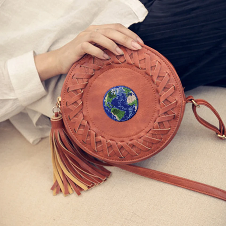 Аппликация Embird нашивки для джинсов Blue Earth DIY 3D как на картинке|applique patch|patches for jeansiron