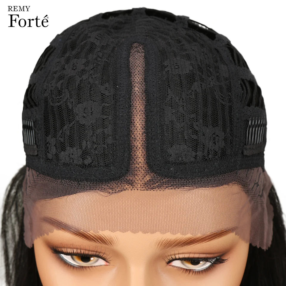 Парики из натуральных волос Remy Forte прямые парики 100% бразильские волосы remy цветные