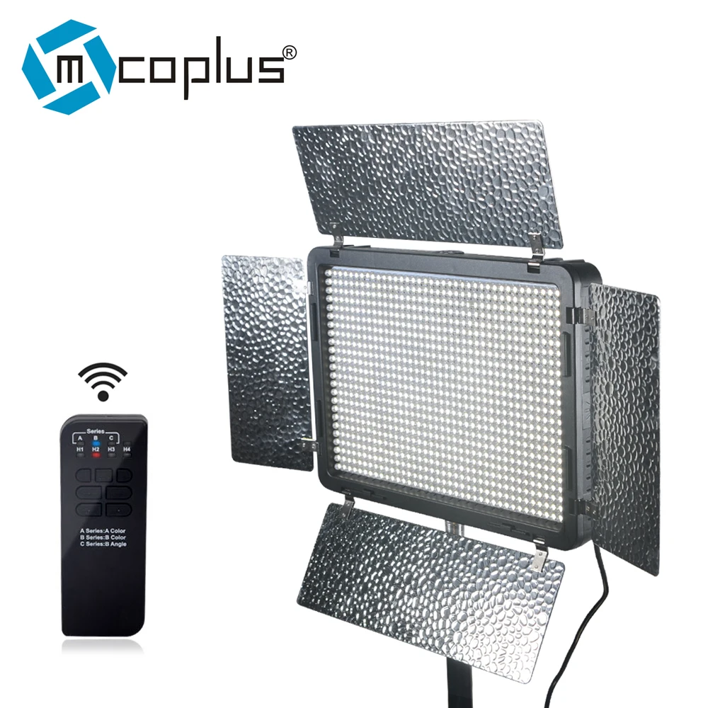 

Mcoplus LED-920A LED Light 912PCS LED Lamp 3200K-7500K Color Temperature 6000LM Video Light for Canon Nikon Sony DSLR Cameras