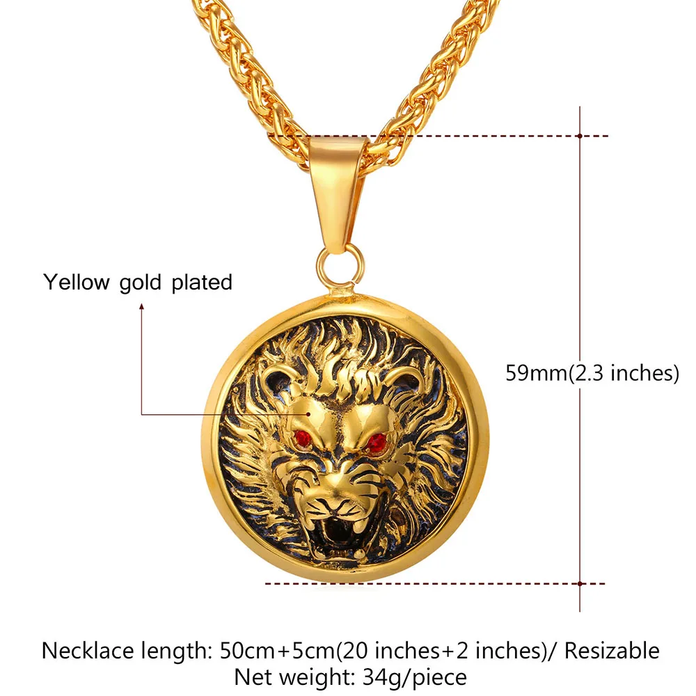 G панк рок стиль голова волка красный глаз новый тренд желтое золото цвет