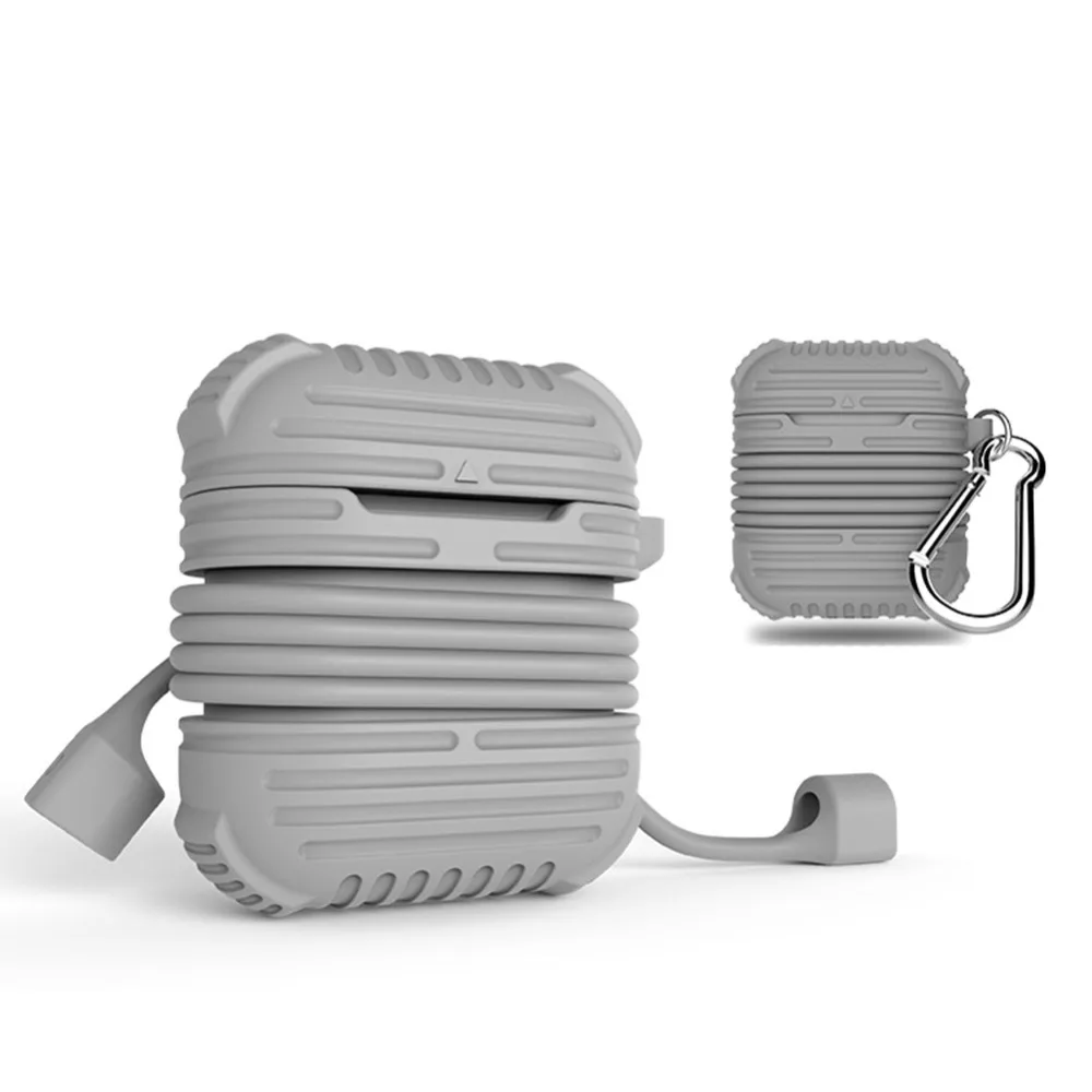 Новый 2 в 1 чехол для наушников AirPods силиконовый беспроводной Bluetooth наушники Air Pods