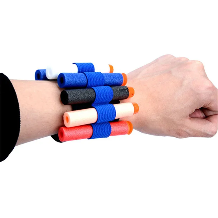 Wrist band Тактическое оборудование пистолет шаттл пуля Aplicable Nerf журнал пистолет аксессуары пуля клип совместимый Nerf Мега Nerf аксессуары - Цвет: Wrist band