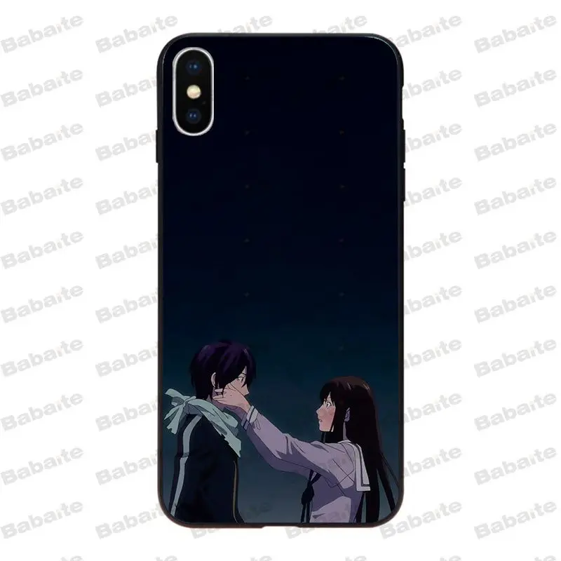 Мягкий чехол для телефона Babaite из ТПУ с аниме рисунком норагами yato iPhone X Xs Xr XsMax 10 7
