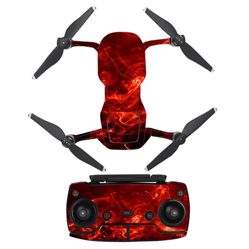 DJI Mavic Air стикер ПВХ Виниловая Наклейка Набор для кожи пульт дистанционного управления батарея обертывание водонепроницаемый - Цвет: YSDJA0088