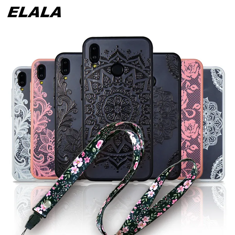 Note 5 Global Soft TPU Case For Xiaomi Redmi 5Pro Cover 3D Lace Rose flower Silicon Phone Back | Мобильные телефоны и