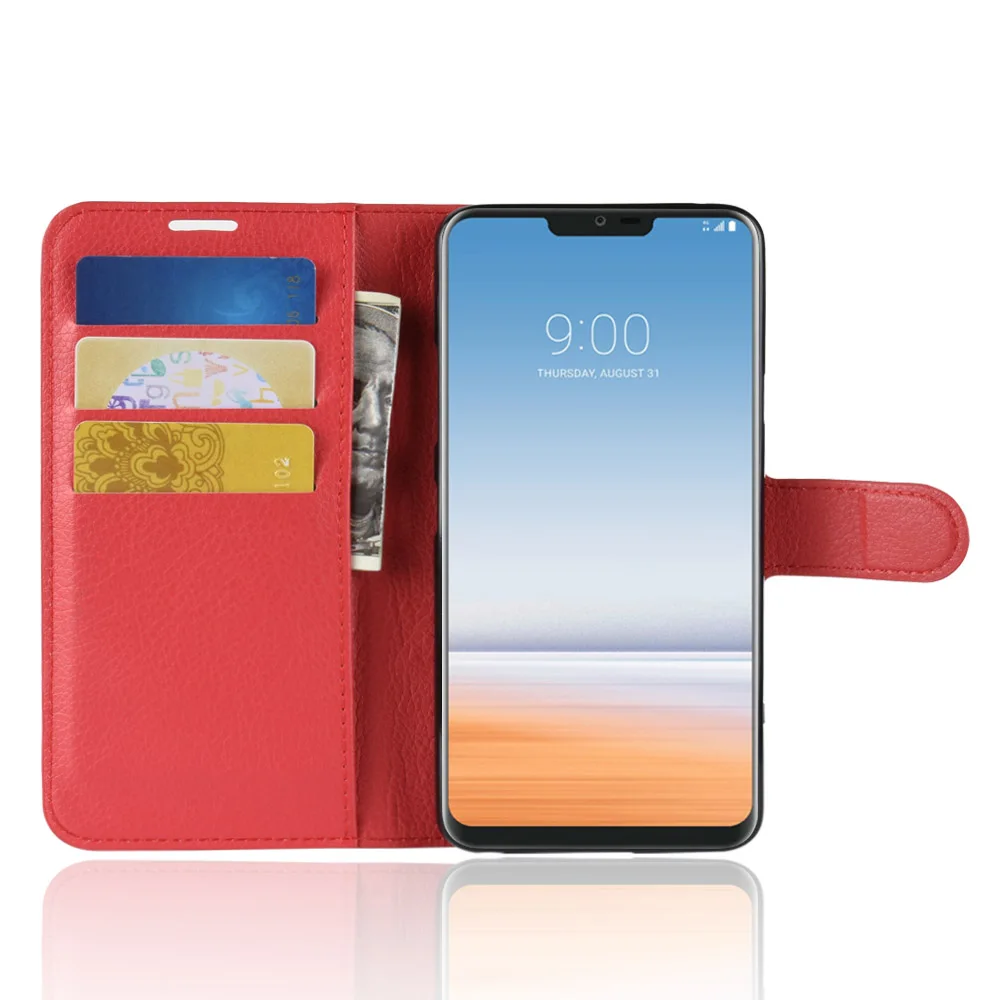 G7 чехол ThinQ для LG Чехол 6 1 дюйма Роскошный телефона из искусственной кожи Fit G 7 флип