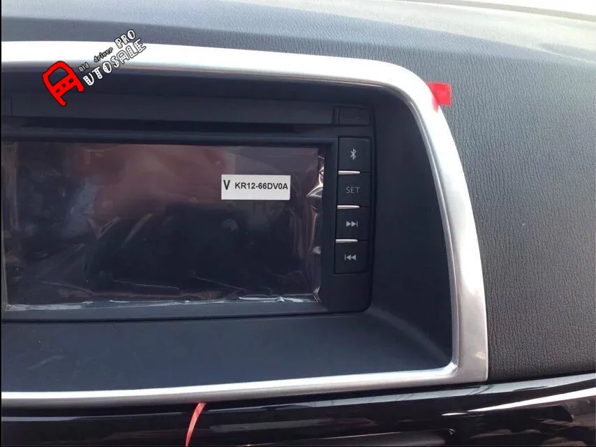 Аксессуары для интерьера центральной консоли Обложка gps навигатора Матовый Mazda CX