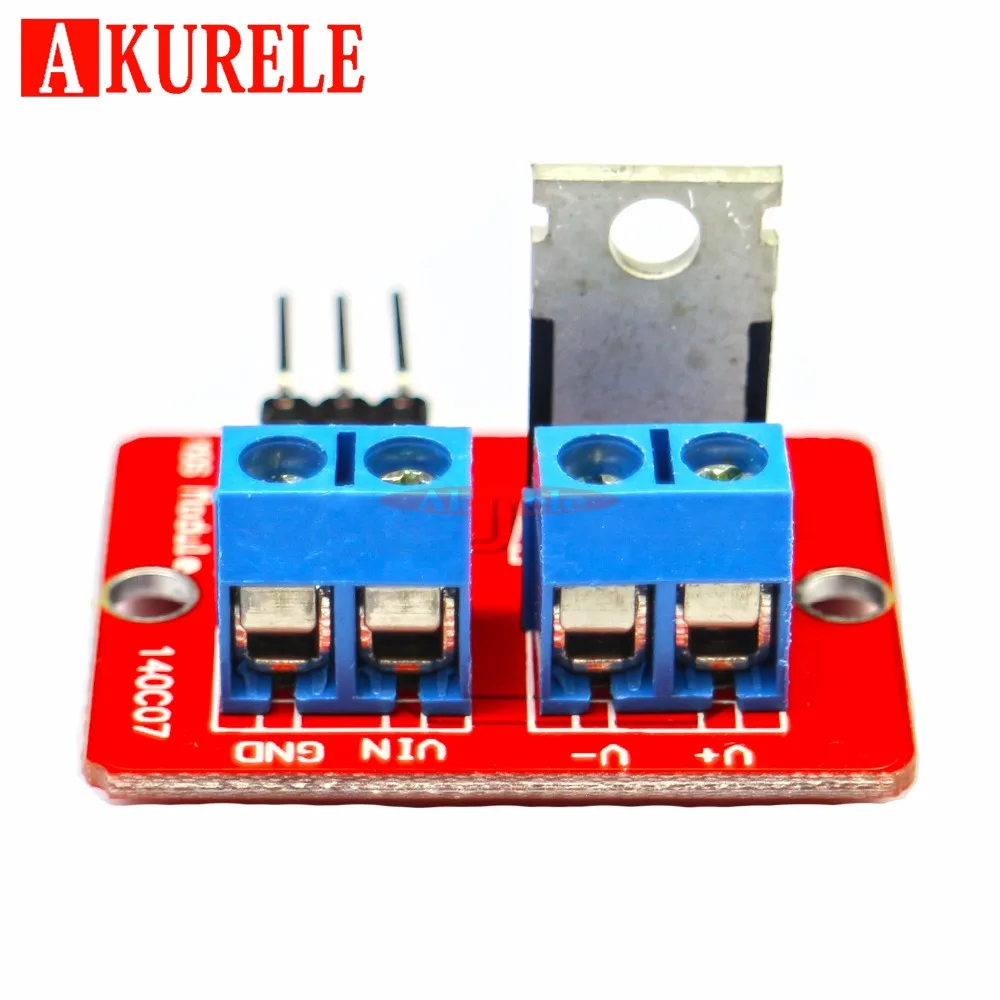 10 шт. 0 24 В верхняя кнопка Mosfet IRF520 драйвер MOS модуль для Arduino MCU ARM Raspberry Pi умная