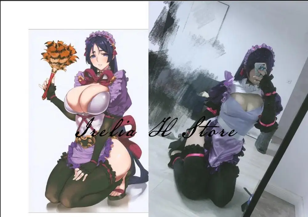

Raikou Minamotono FGO Cosplay Fate/Grand Order Raikou Minamotono sexy maid dress Cosplay costume