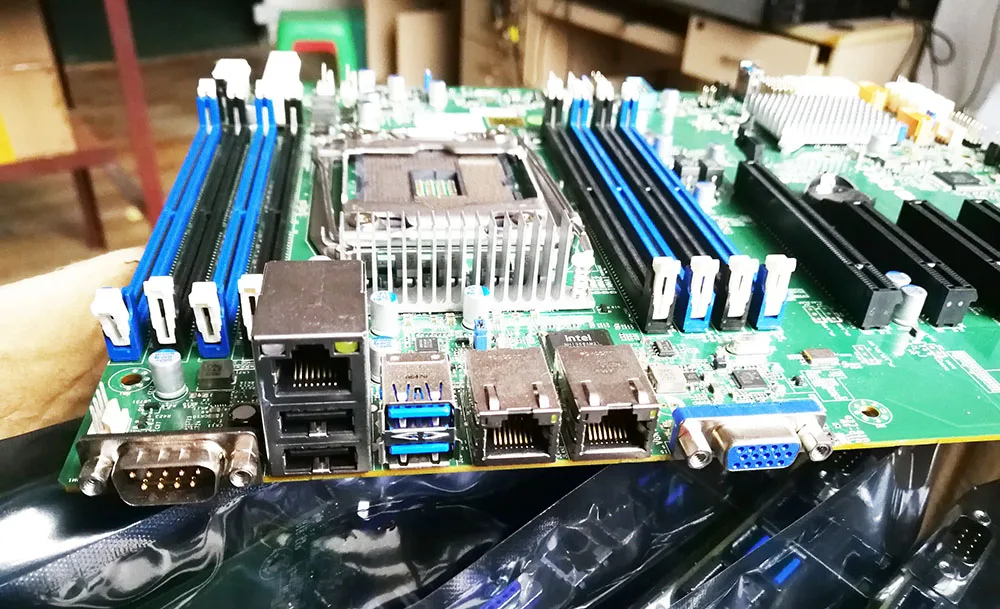 Оригинальная материнская плата x99 поддержка V3 V4 для одного сервера C612
