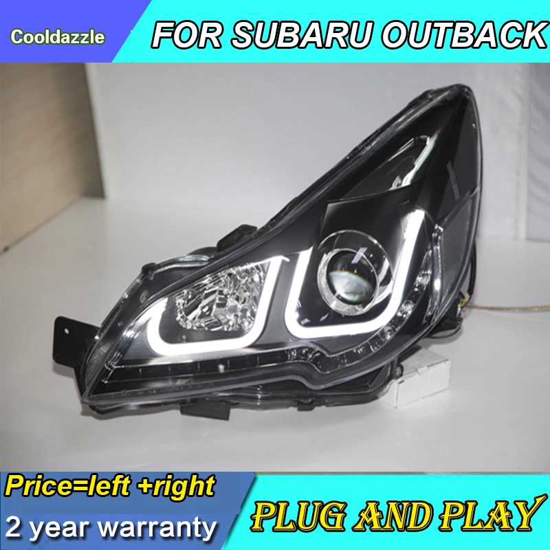 Светодиодный ные фары для SUBARU OUTBACK LEGACY передние 2010 2011 2012 2013 года с дневными