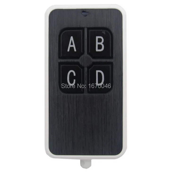 Новый беспроводной переключатель системы дистанционного управления AC220V 1CH 10A 4X