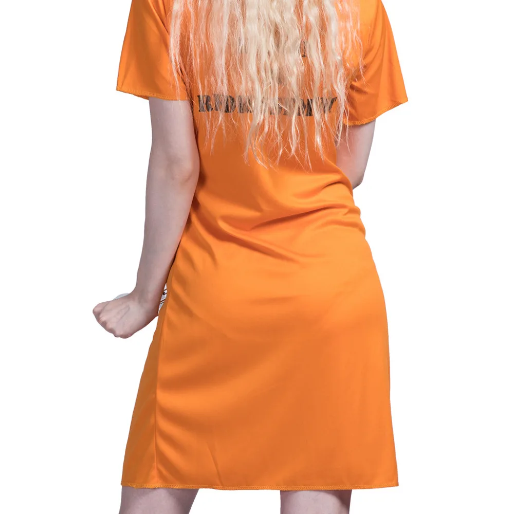 Eraspooky сексуальный оранжевый скрытый женский костюм для Хэллоуина женщин