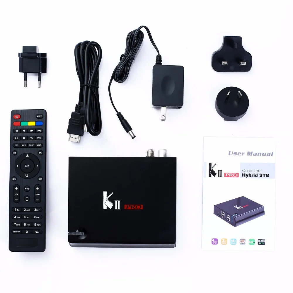 KIIPRO 2G/16G Android-приемник Android-ресивер процессор Amlogic S905 BT4.0 двойной Wi-Fi-приемник