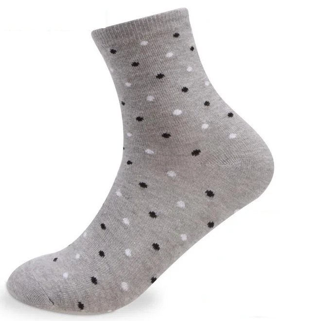 5 парт/лот женские хлопковые носки однотонные Стильные повседневные милые