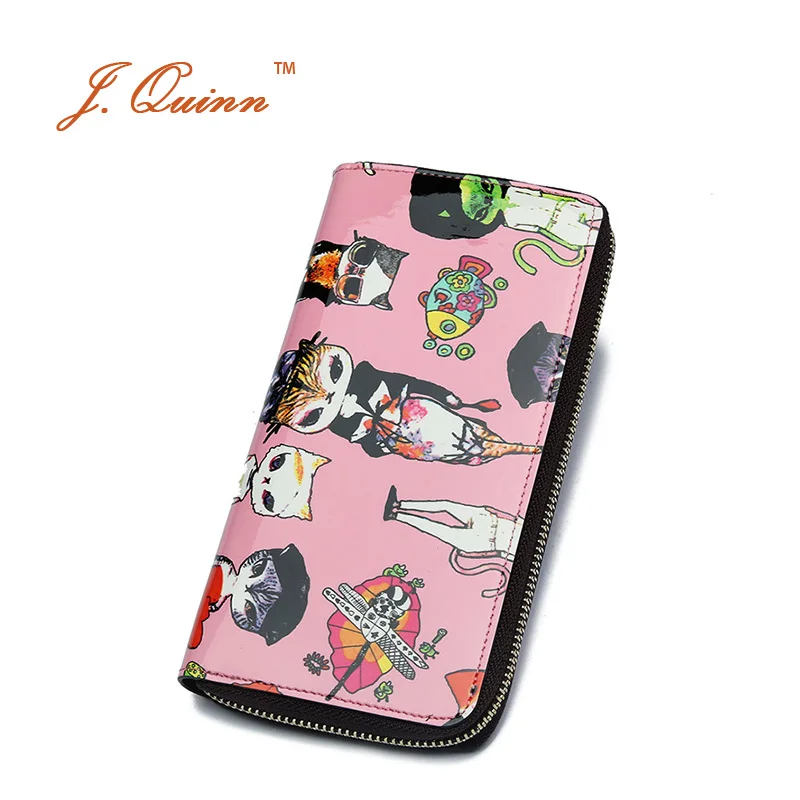 J. Quinn милые женские сумочки на молнии с кошкой для девушек героями мультфильмов