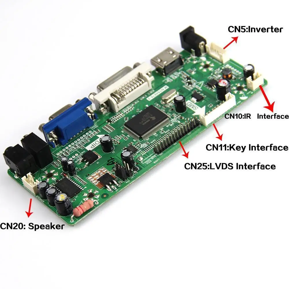 M. NT68676 LCD/LED плата драйвера контроллера (HDMI + VGA DVI аудио) для M215HW01 V0 1920x1080 LVDS монитор