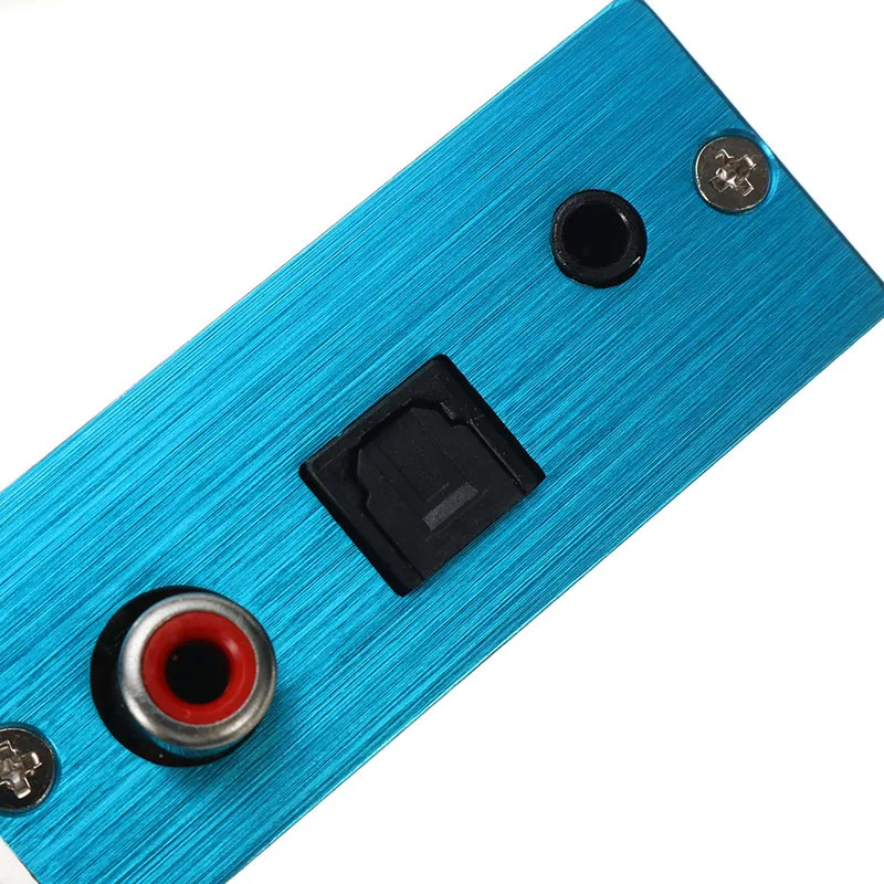 CLAITE портативный декодер звуковой карты Плата USB модуль DAC USB к S/PDIF коаксиальный волоконно-оптический выход с алюминиевой коробкой