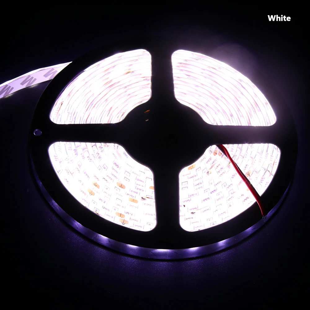 SMD 2835 5050 Светодиодная лента светильник 12В водить 60leds/M водонепроницаемый IP65 IP21 белый/теплый белый/RGB/белый/красный/синий/зеленый Гибкие веревки в полоску