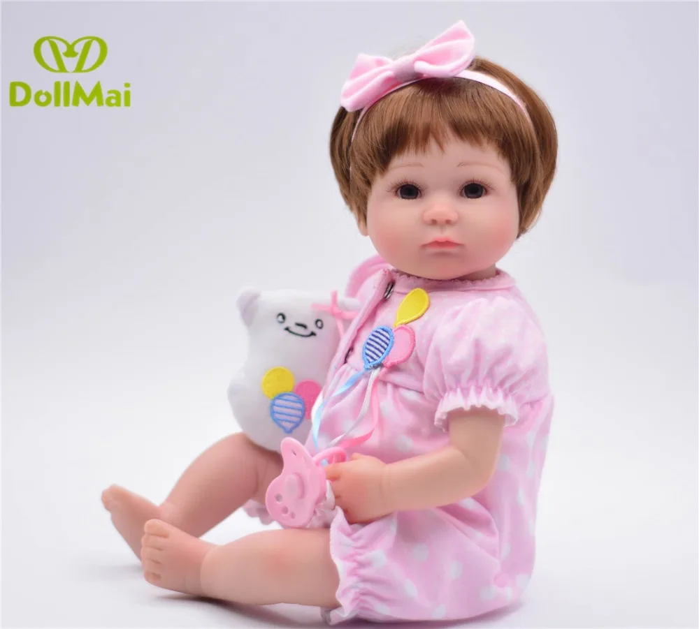 Кукла реборн Мягкая силиконовая 40 см | Игрушки и хобби