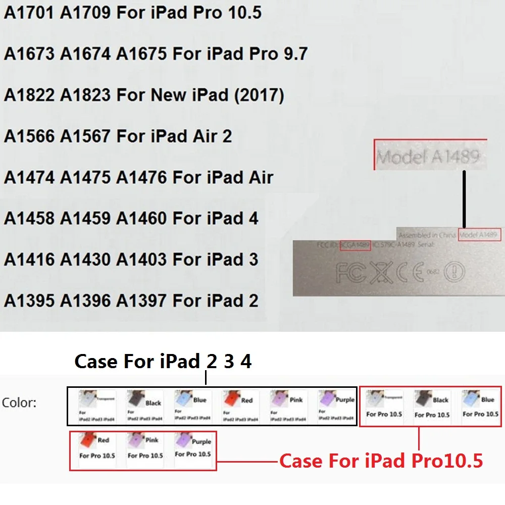 QUWIND прозрачный кристально мягкий чехол из ТПУ для iPad 2 3 4 Pro 10 5|Чехлы планшетов и