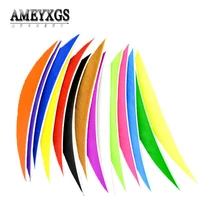 100pcs 5 arrow feathers left wing natural turkey feather shooting arrows shaft handmade fletching hunting archery accessories