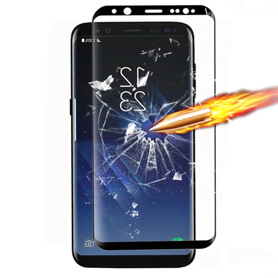 3D чехол для Samsung Galaxy Note 8 Защита экрана Note8 защитная пленка из закаленного стекла