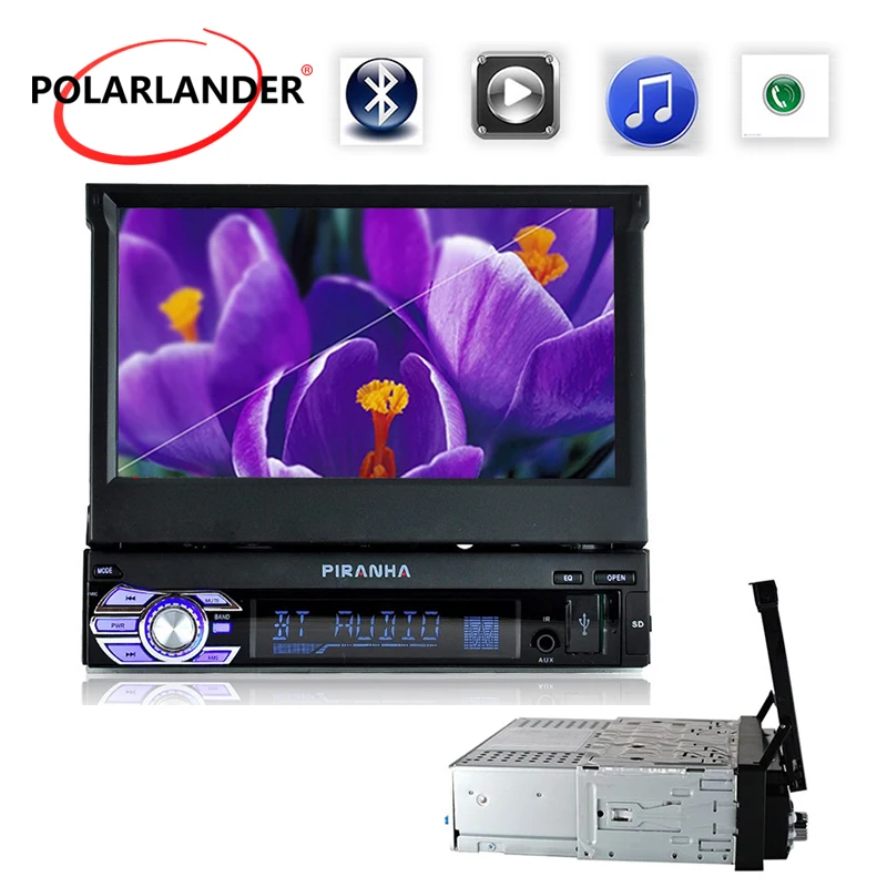 Автомагнитола магнитола с Bluetooth MP4 MP5 fm радио TF USB 7 дюймов 1 din|1 din|din dincar stereo bluetooth usb |