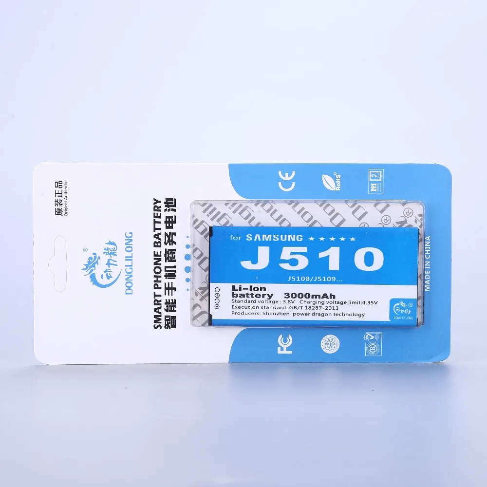 Новый аккумулятор на 3000 мАч для Samsung Galaxy J5 2016 Edition j5109 j5108 J510|Аккумуляторы мобильных