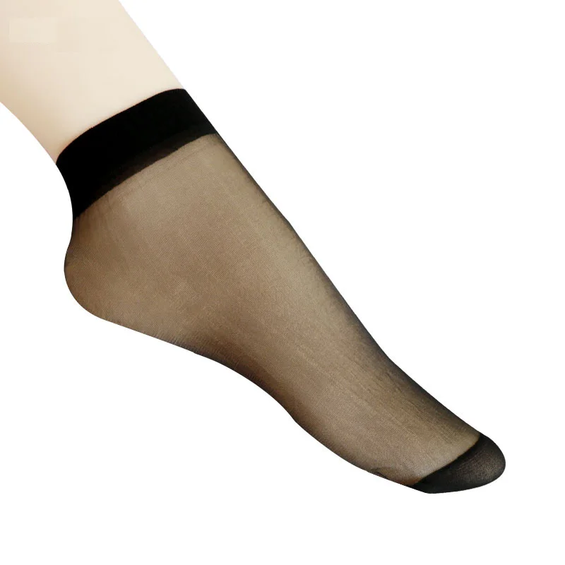 1 пара тонких прозрачных шелковых носков для лета сексуальные ультратонкие