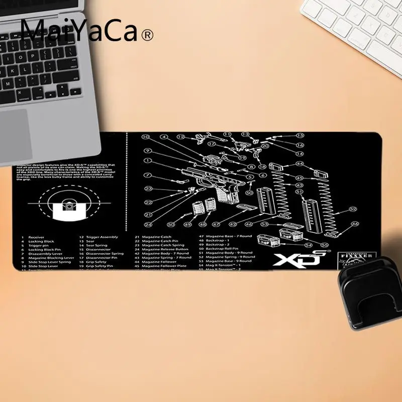 MaiYaCa Лидер продаж Cs go gun M14 AR15 AK47 коврик для мыши геймерские коврики Прочный