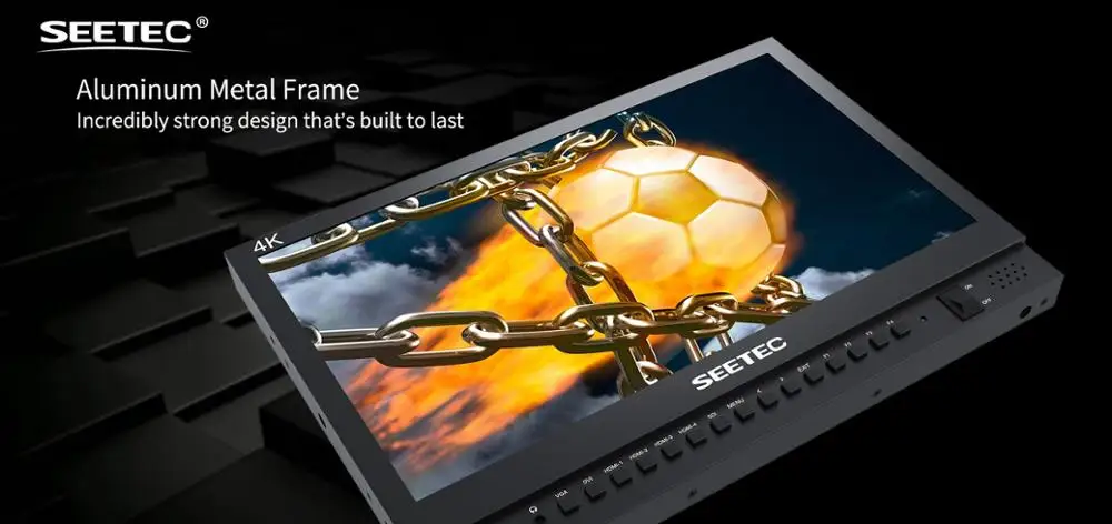 SEETEC 4K156-9HSD 15,6 дюймов ips 3g SDI вещательный монитор UHD 3840x2160 4K видео монитор lcd 4x4K HDMI Quad Разделенный экран VGA DVI