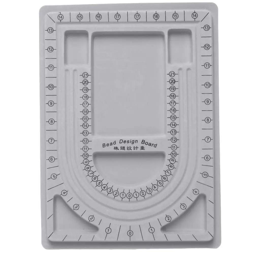 Покрытый флоком из бисера браслет Бисер ювелирных изделий Организатор лоток DIY