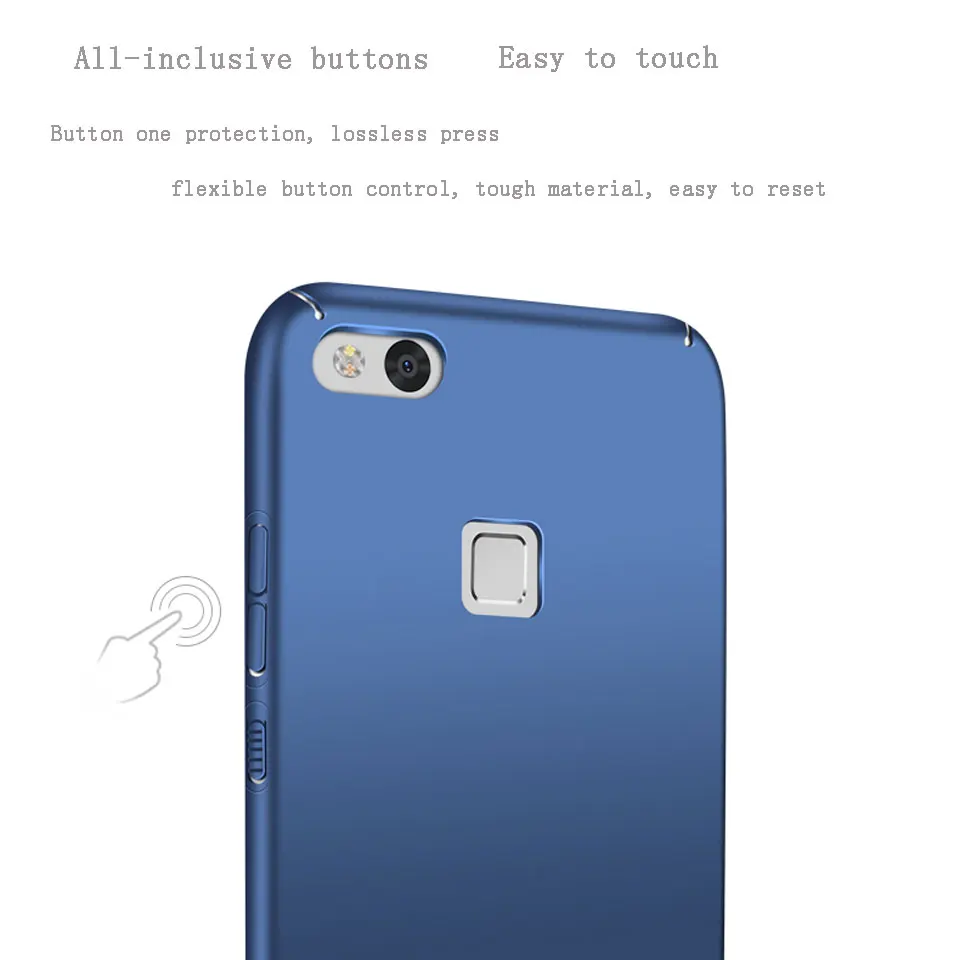 Matte Case For Huawei P8 Lite 2017 Scrub Plastic Cover Honor 8 9 6A 7A Pro 6X 7X P9 P10 P20 Mate 10 Hard Phone Cases |