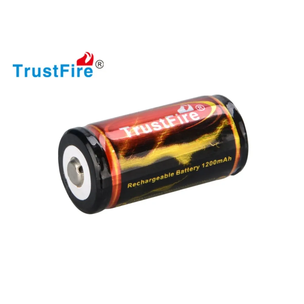 4 шт./лот Trustfire bateria 3 7 в 1200 мАч 18350 перезаряжаемая литиевая защищенная батарея для
