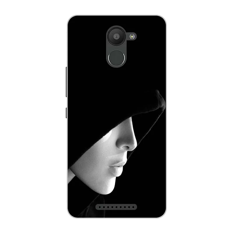 Чехол для BQ Aquaris U Plus мягкий силиконовый чехол из ТПУ с рисунком Оригинальный кота
