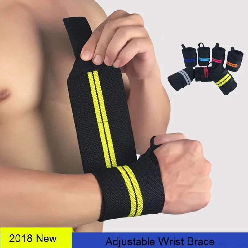 

1Pc Sport Crossfit Weightlifting Wrist Support Training Fitness Gloves Weight Lifting Wrist Bands Straps Wraps Gym Weightlifting