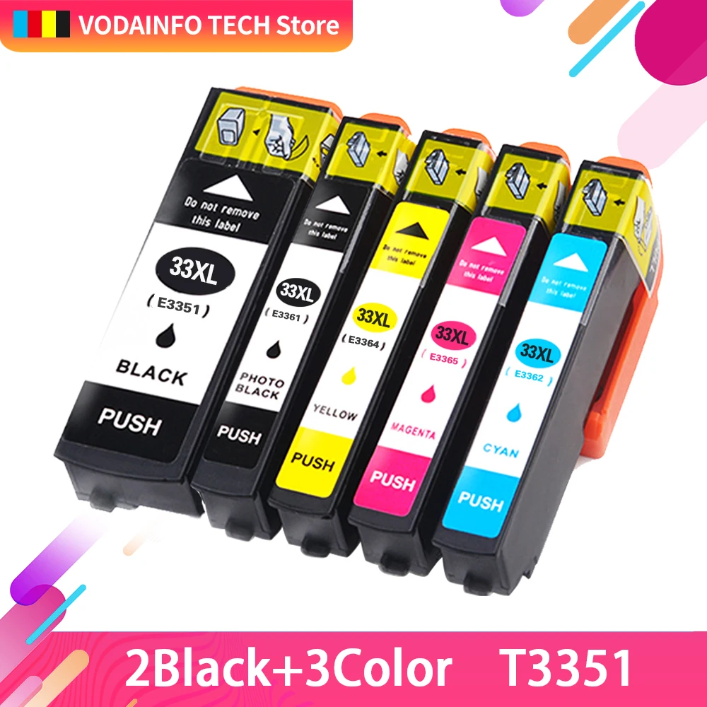 EPSON совместимый 33XL 33 чернильный картридж для T3351 T3361 Expression Premium XP 530 540 630 640 635 645 830 900