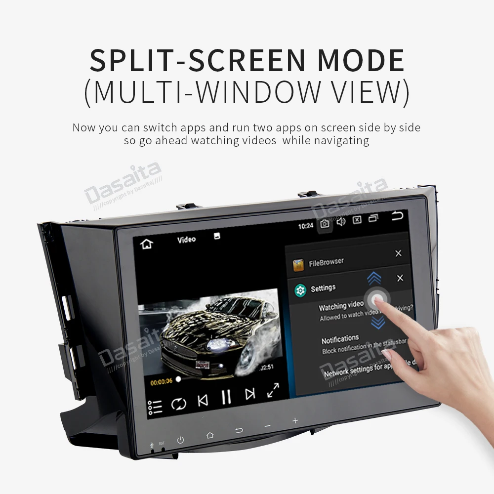 Автомобильный мультимедийный плеер Dasaita на Android 10 с 9 &quotэкраном для Lifan X60 2011 2012 2013