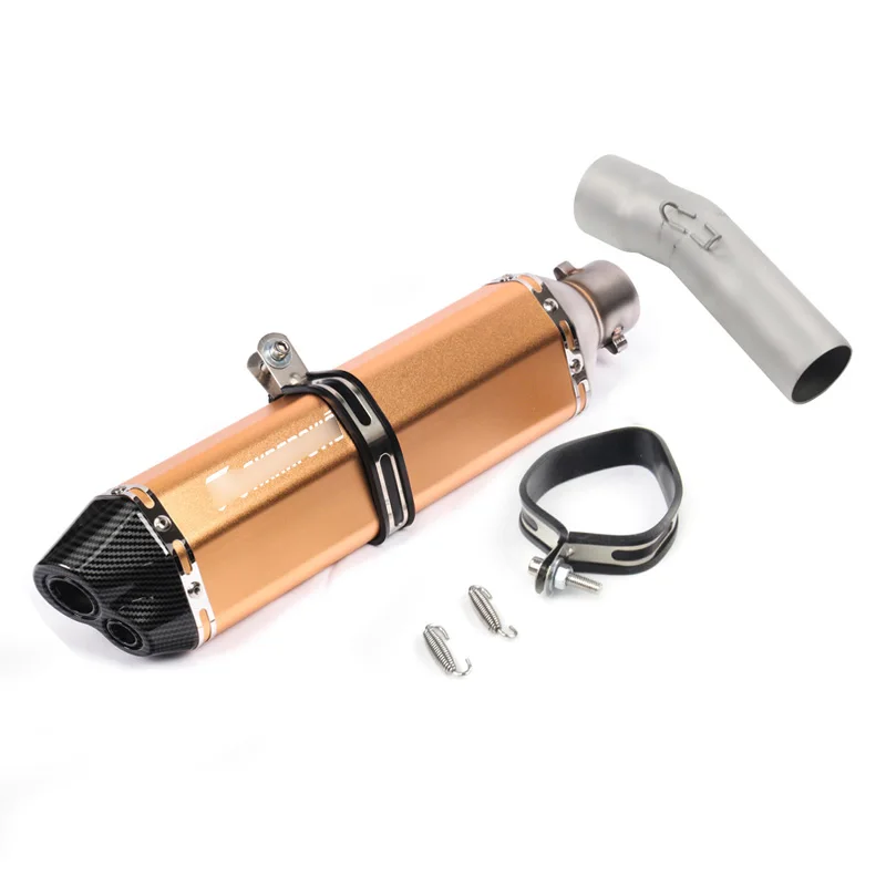 Motorcycle Exhaust System Tip Silencer Muffler Tail Pipe Link Connect Tube for BMW F650GS F700GS F800GS F800R | Автомобили и