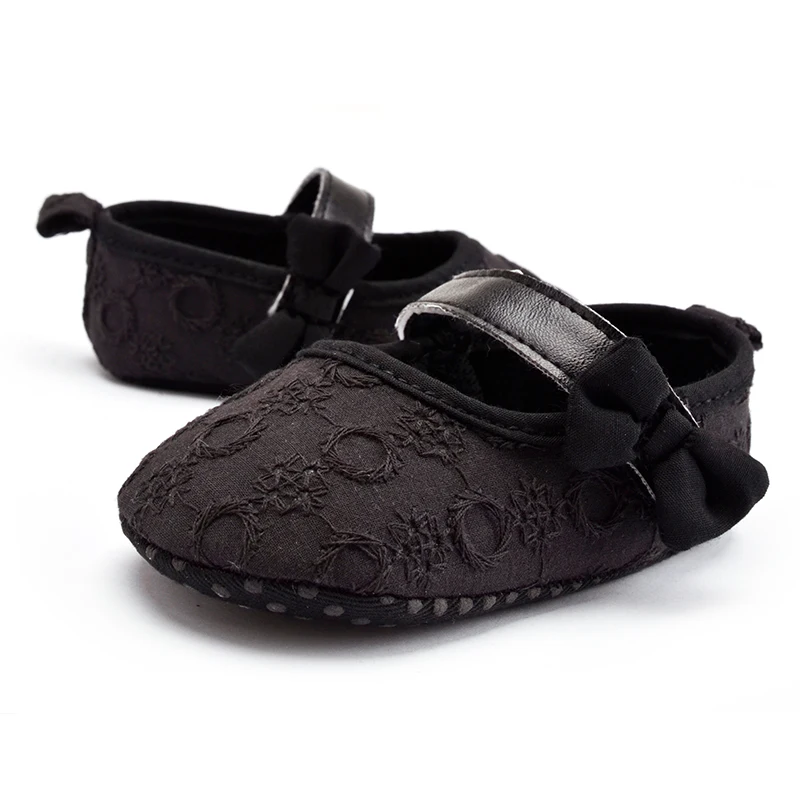 New Toddler Infant Newborn Baby Girl Soft Crib Shoes Anti-slip Pram Prewalker Cute 0-18 Months |