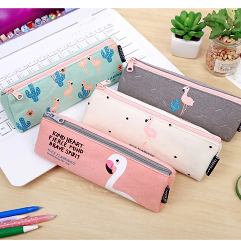 Подарки на свадьбу сувениры для гостей 3D чехол-карандаш с фламинго вечерние