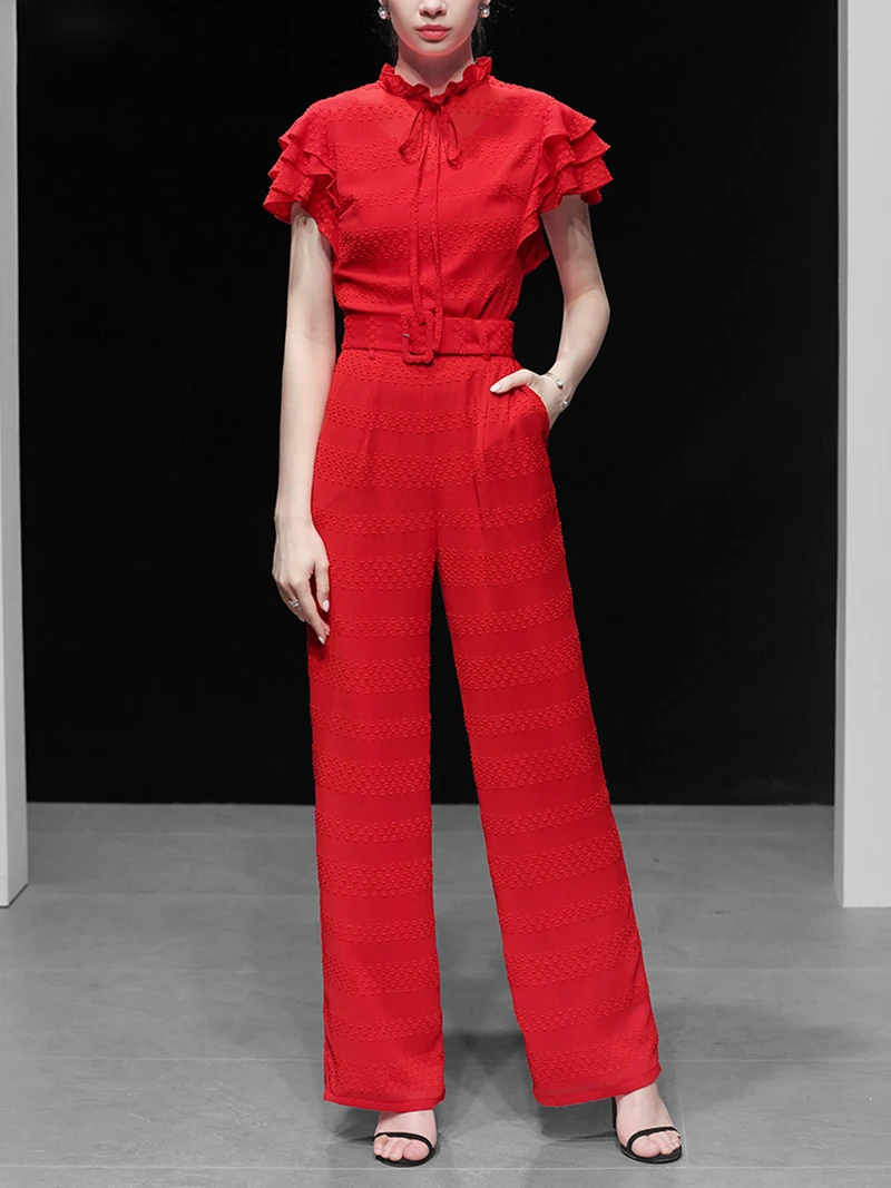 Женский офисный комплект из двух предметов однотонная шифоновая блузка с